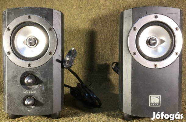 Hangfal, sztereó, párban, jelképes áron, Bp. II. ker