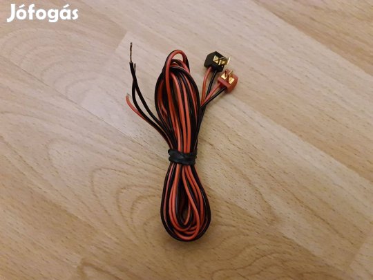 Hangfal kábel pár aranyozott din csatlakozóval szerelt 2 x 145, 5 cm