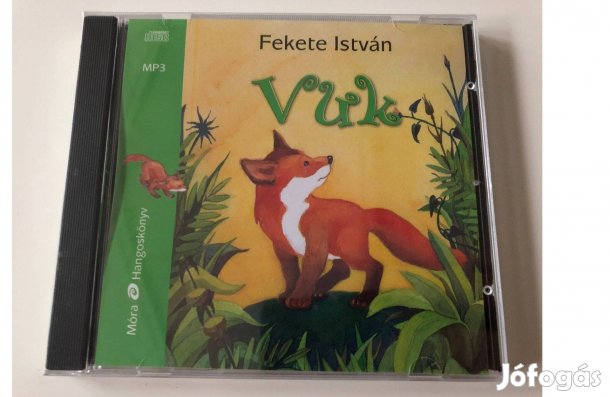 Hangoskönyv, Vuk, Fekete István, Móra kiadó, 3 db CD-n, új