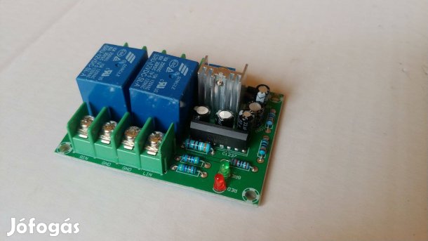 Hangszóró koppanásgátló és DC védelem 2 csatornás UPC1237 chip