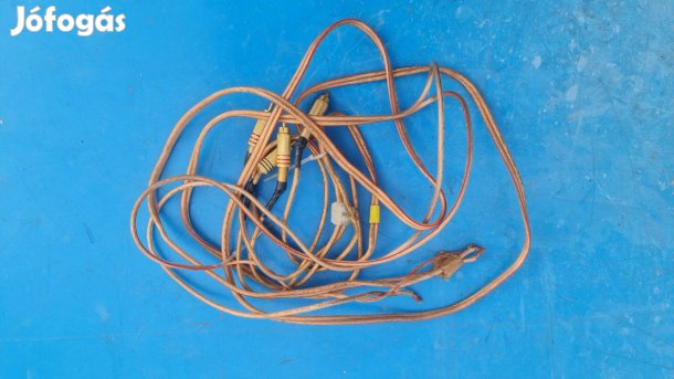 Hangszórókábel 4 db RCA papa dugóval