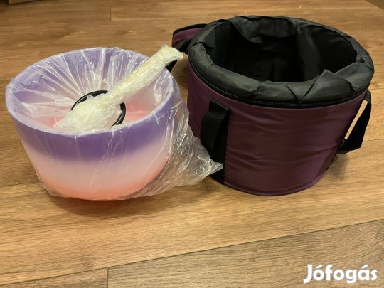 Hangtál kristálytál 25cm tokkal