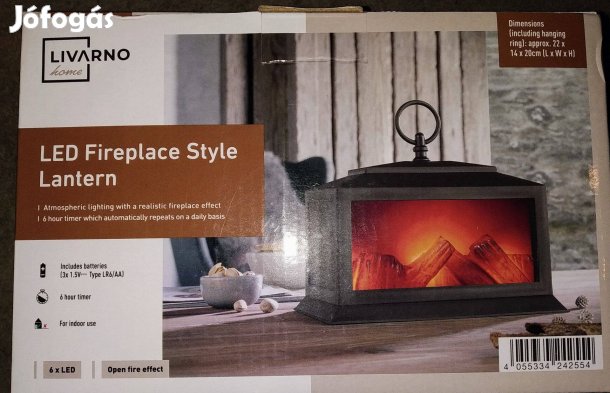 Hangulat lámpa mini kandalló lángeffekt