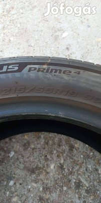 Hankook Ventus Prime 4 215/55 R18 99 V alig használt 90%