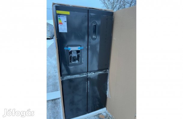 Hanseatic Hcdb18080Dwdbi, 419 liter, 4 ajtós hűtő, 312e.ft helyett!!