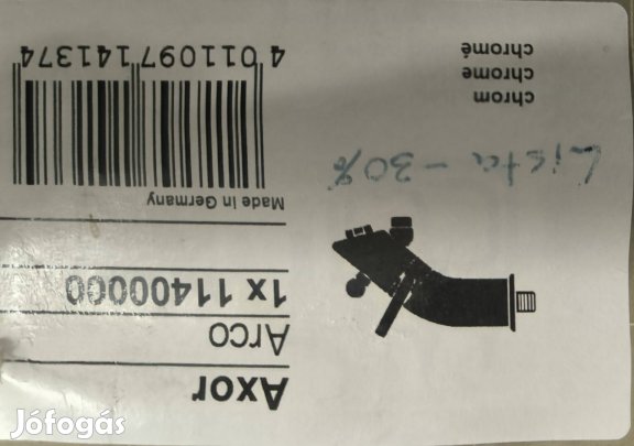 Hansgrohe Axor Arco kád csaptelep új, originált dobozban 