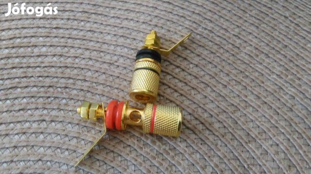 Hanszoró Csatlakozó Erősítő Hangfal Aranyozott