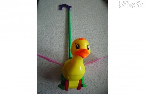 Happy Farm színes műanyag tologatós édességet pottyantó kisliba