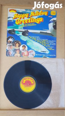 Happy Holiday Greetings ADE G 105 Vinyl LP hanglemez bakelit lemez