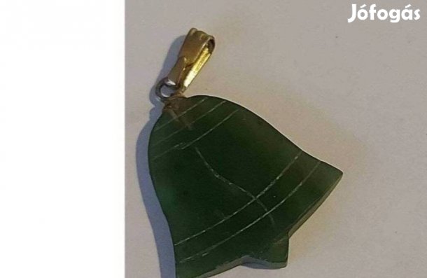 Harang formájú ásvány medál