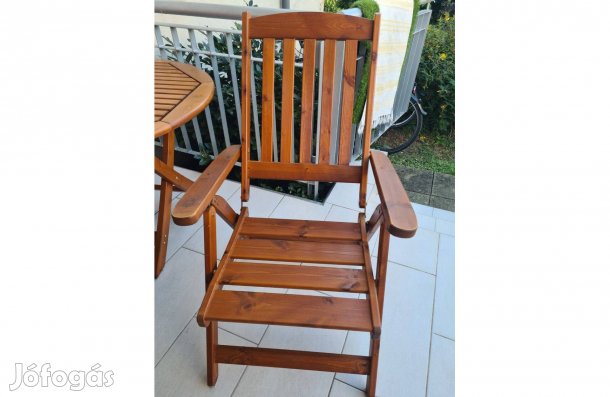 Harbo kerti tömörfa szék