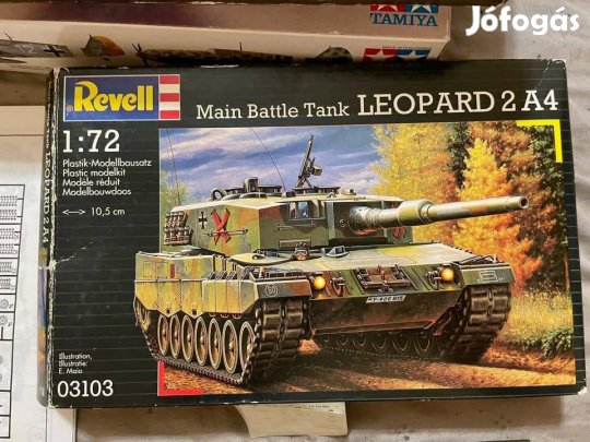 Harckocsi Makett - Revell 1:72 Leopard 2A4 Main Battle Tank (03103)