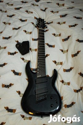 Harley Benton R-458BK Fanfret 8 húros mod