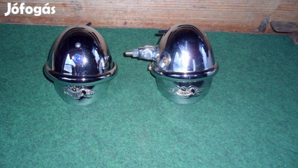 Harley Davidson karcmentes krómozott 2 lámpa kompletten