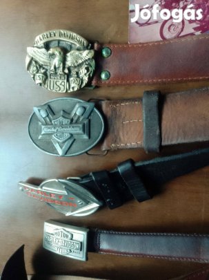 Harley Davidson öv övcsat bőrszíj