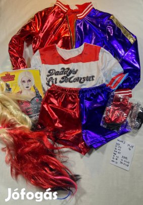 Harley Quinn jelmez, felnőtt jelmez, új M18