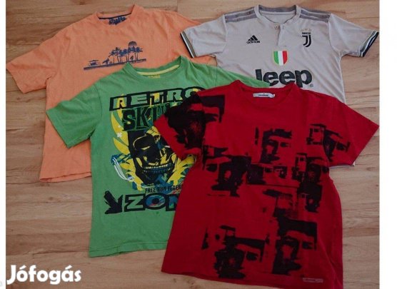 Három darab márkás 152-es méretű fiú póló