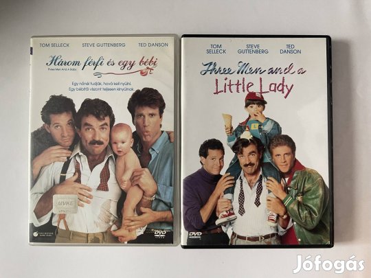 Három férfi és egy bébi és a kishölgy dvd
