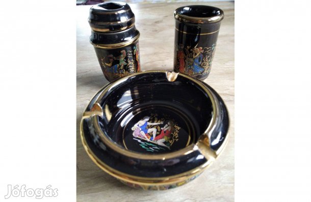 Három részes régi dohányzókészlet eladó!