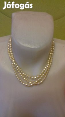 Háromsoros női tekla gyöngysor