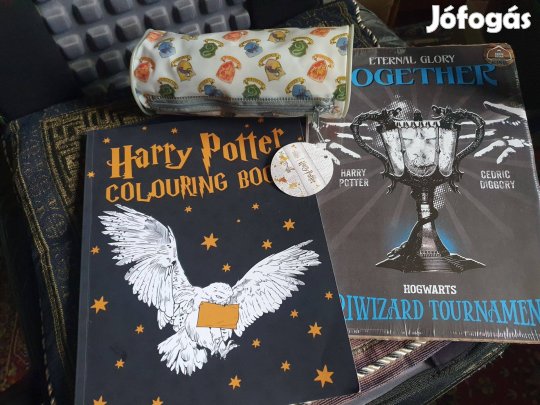 Harry Potter Colouring Book -színező + tolltartó, poszter-kép, kártya