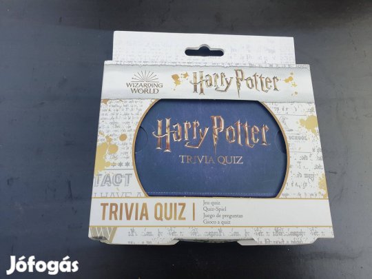 Harry Potter Hogwarts Trivia Quiz kártya + sárkány