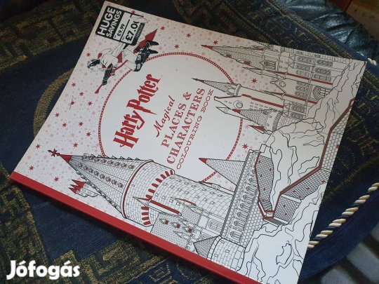 Harry Potter Magical Places-Characters Coloring Book+Enchanted Forest