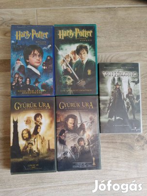 Harry Potter VHs filmek 1800Ft/db