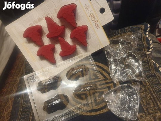 Harry Potter -Szilikon és fémforma csokoládéra, jégre, sütire+receptek