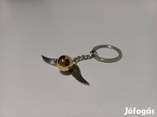Harry Potter arany cikesz kulcstartó Új Készletről számlás