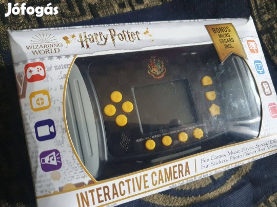 Harry Potter interaktiv kamera -fényképezőgép, játékok, MP3