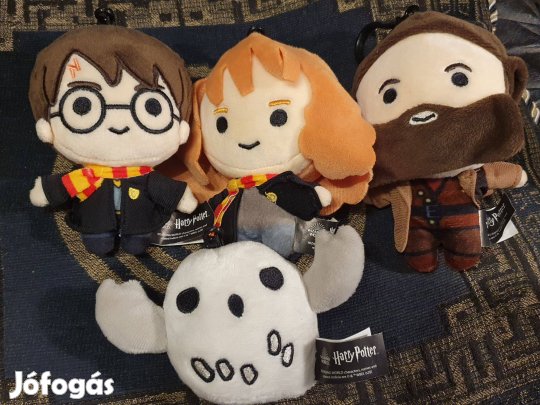 Harry Potter mesefigurás, plüss kulcstartók -új