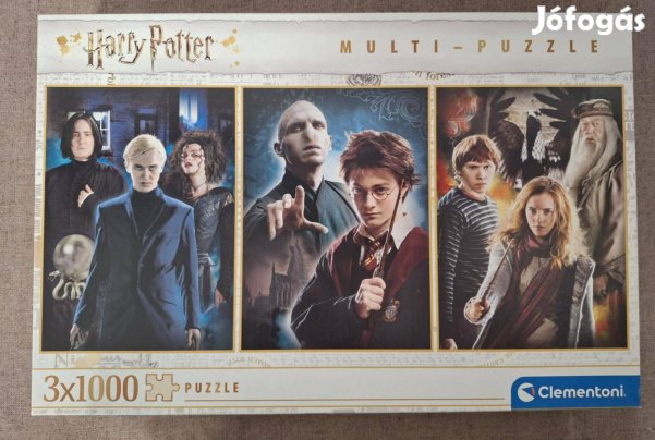 Harry Potter puzzle, 3x1000 db, Multi-puzzle