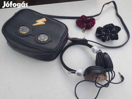 Harry Potter válltáska, retikül, fejhallgató, hajgumik, hóbagoly