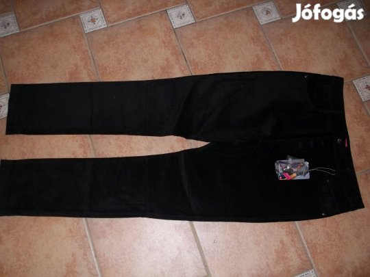 Hasítottbőr női bőrnadrág, derék 88cm, Nkd Design, új, címkés