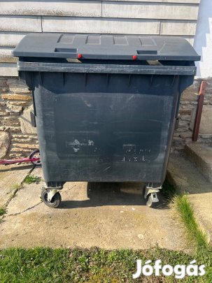 Használt 1100 literes hulladékgyűjtő kuka