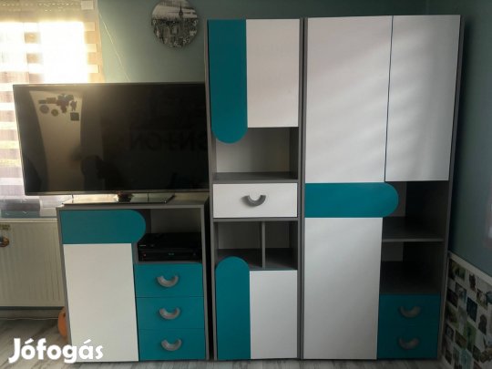 Használt 11 részes ifjúsági szobabútor