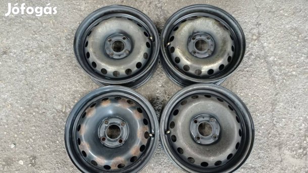 Használt 14 colos 4x100 lyukosztású Renault/Nissan acél felni garnitúr