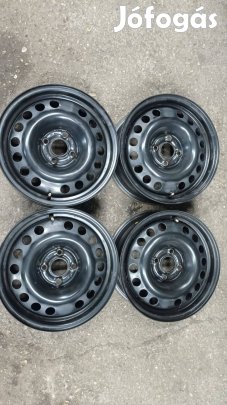 Használt 15 colos 4x100 lyukosztású Opel/Daewoo acél felni garnitúra