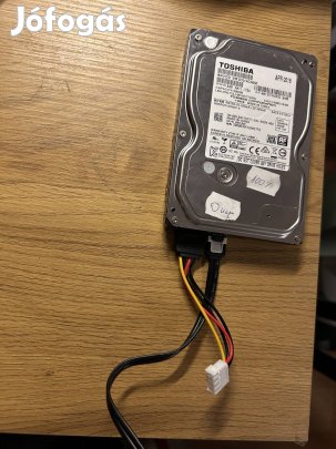Használt 500 GB Toshiba HDD 3,5 DT01ACA050