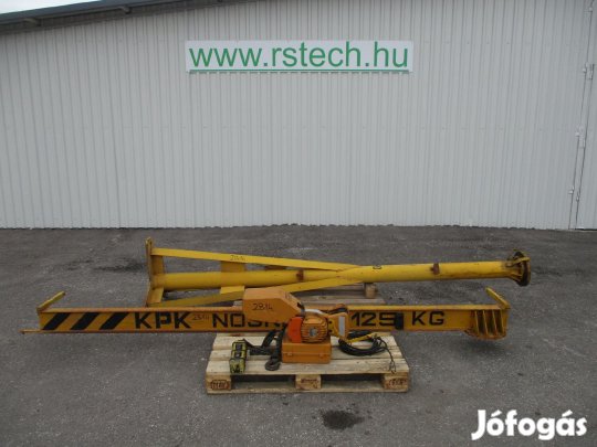 Használt Forgódaru forgó daru oszlopos konzolos 125 kg (2814)