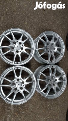 Használt Gyári Mercedes 5x112 lyukosztású 16 colos alu felni garnitúra