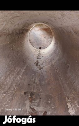 Használt Horganyzott szennyvíz tartály kettő köbméteres