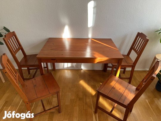 Használt Ikea Jokk asztal + 4 db szék