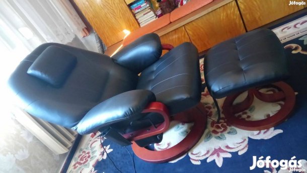 Használt Impulser masszázsfotel, fekete színben