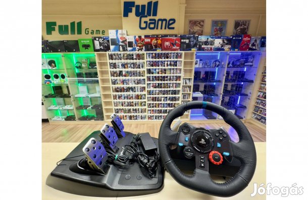 Használt Logitech G29 kormány PS4 PS5 PC garanciával videojátékboltból