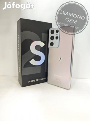 Használt Samsung Galaxy S21 Ultra 256GB Fantom Szürke