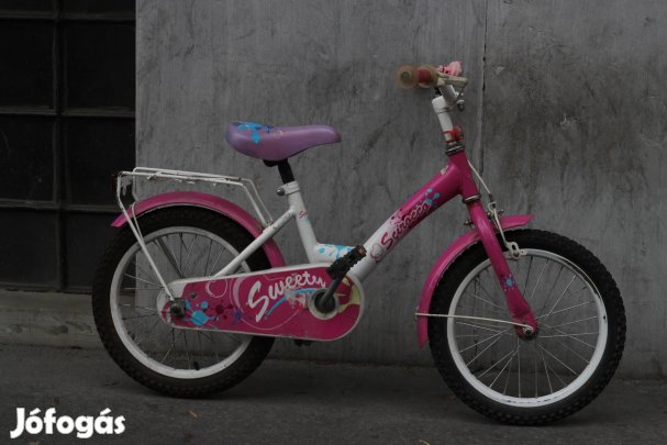 Használt Scirocco Sweety 16-os Gyerek Kerékpár (26cm Acél)