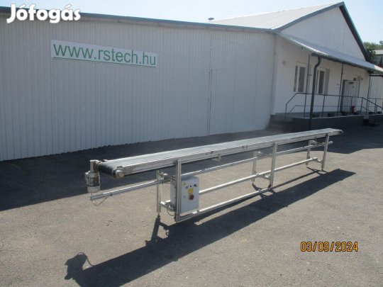 Használt Szállítószalag Futószalag 6000x 260 mm szalag eladó (2937)