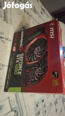 Használt!!! Msi Geforce Gtx1060 3gb gaming x +dobozzal